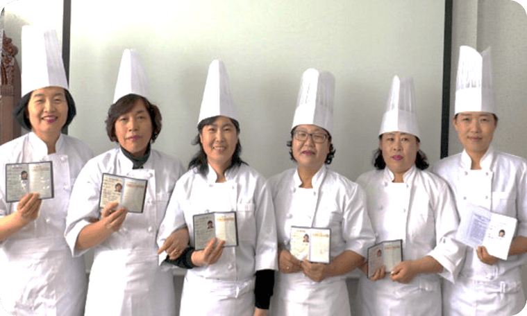 조리사 자격증 보유 전문 인력