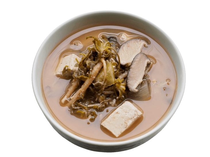 국 메뉴 예시